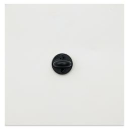 Elan Transfers Enamel Pin - Pink Mushrooms, back of packaging showing fastener