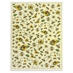 Elan Transfers Overglaze Decal Sheet - Bees and Daisies