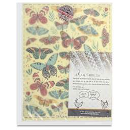 Elan Transfers Overglaze Decal Sheet - Butterflies - front of packaging