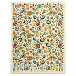 Elan Transfers Overglaze Decal Sheet - Florals