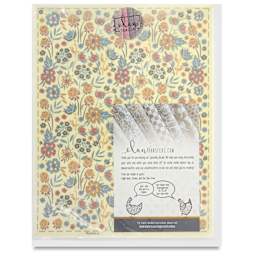 Elan Transfers Overglaze Decal Sheet - Florals - front of packaging