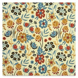 Elan Transfers Overglaze Decal Sheet - Florals - close-up