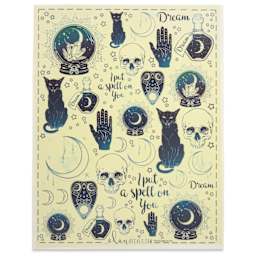 Elan Transfers Overglaze Decal Sheet - I Put A Spell On You