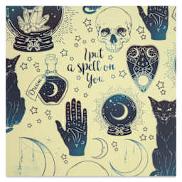 Elan Transfers Overglaze Decal Sheet - I Put A Spell On You - close-up