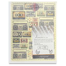 Elan Transfers Overglaze Decal Sheet - Mixtapes - front of packaging