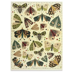 Elan Transfers Overglaze Decal Sheet - Moths