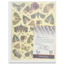 Elan Transfers Overglaze Decal Sheet - Moths - front of packaging
