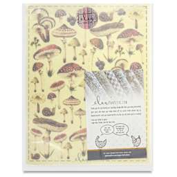 Elan Transfers Overglaze Decal Sheet - Mushrooms - front of packaging