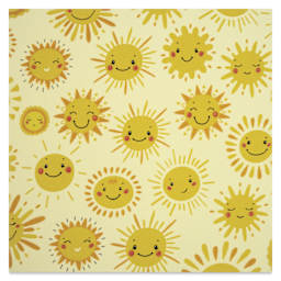 Elan Transfers Overglaze Decal Sheet - Sunshine - close-up
