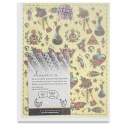 Elan Transfers Overglaze Decal Sheet - Vintage Tattoo - front of packaging