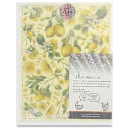 Elan Transfers Overglaze Decal Sheet - Lemons - front of packaging