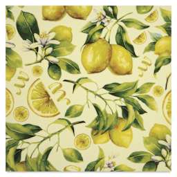 Elan Transfers Overglaze Decal Sheet - Lemons - close-up