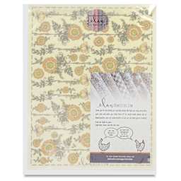 Elan Transfers Overglaze Decal Sheet - Nouveau Flowers - front of packaging