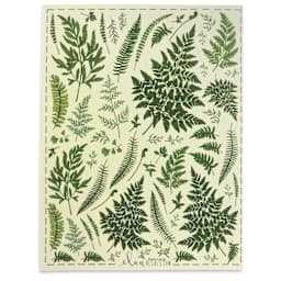 Elan Transfers Overglaze Decal Sheet - Ferns