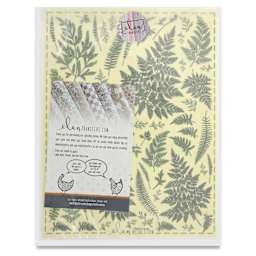 Elan Transfers Overglaze Decal Sheet - Ferns - front of packaging