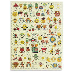 Elan Transfers Overglaze Decal Sheet - Retro Cartoons