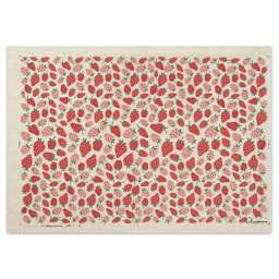 Elan Transfers Underglaze Transfer Sheet - Strawberries, Assorted Colors