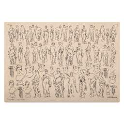 Elan Transfers Underglaze Transfer Sheet - Idols, Assorted Colors