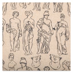 Elan Transfers Underglaze Transfer Sheet - Idols, Assorted Colors close up