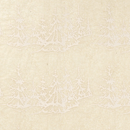 Elan Transfers Underglaze Transfer Sheet - Snowy Trees, White - close-up