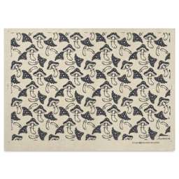 Elan Transfers Underglaze Transfer Sheet - Mushrooms, Black