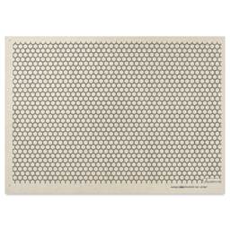 Elan Transfers Underglaze Transfer Sheet - Honeycomb, Black