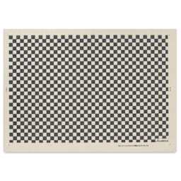 Elan Transfers Underglaze Transfer Sheet - Checkerboard, Black