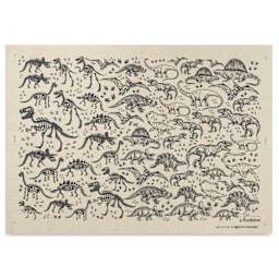 Elan Transfers Underglaze Transfer Sheet - Dinosaurs, Black