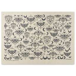 Elan Transfers Underglaze Transfer Sheet - Alchemy, Black