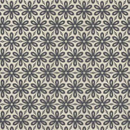 Elan Transfers Underglaze Transfer Sheet - Floral Wallpaper, Black - close-up