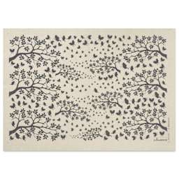 Elan Transfers Underglaze Transfer Sheet - Falling Butterflies, Black