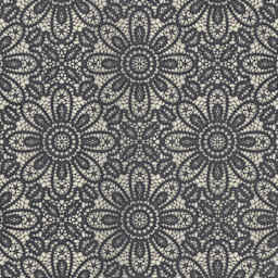 Elan Transfers Underglaze Transfer Sheet - Lace, Black - close-up