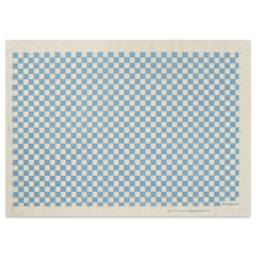 Elan Transfers Underglaze Transfer Sheet - Checkerboard, Turquoise