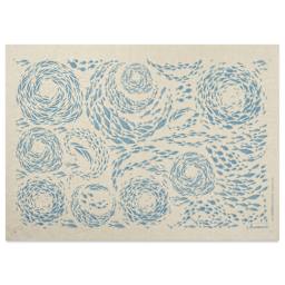 Elan Transfers Underglaze Transfer Sheet - Fish School, Turquoise