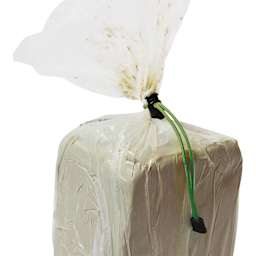 Xiem Clay Bag Ties - Lime Green, Pkg of 2 - on clay bag