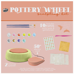 Anker Art Kids Pottery Wheel Sculpting Kit - back of packaging