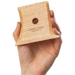 Garrity Tools Wood Unfoot Rib - Unfoot 3 - in a hand