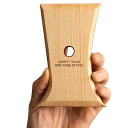 Garrity Tools Wine Tumbler Rib - in a hand