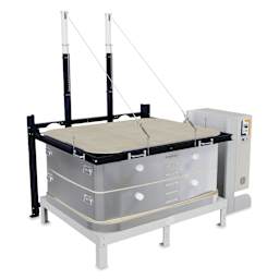 L&L Davinci Rectangular Kiln - TB3418-D, Cone 10, 240V-3P, 71.9A, 18" H x 43-1/2" W x 30-1/2" D - with lid closed