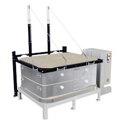 L&L Davinci Rectangular Kiln - TB3418-D, Cone 10, 208V-1P, 95.8A, 18" H x 43-1/2" W x 30-1/2" D - with lid closed