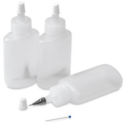 Mayco Empty Plastic Detailer Bottles - Set of 3 Designer Bottles with Writer Tip