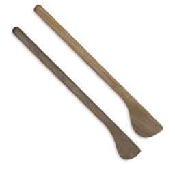 Kemper Throwing Sticks - Large and Small Head Sticks at angle