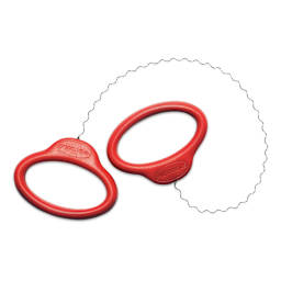 Mudtools Mudwires - Curly Red Mudwire shown in loop