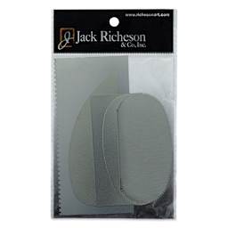 Richeson Stainless Steel Scrapers - Set of 5 (Front of package)