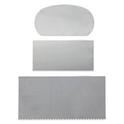 Richeson Stainless Steel Scrapers - Set of 3