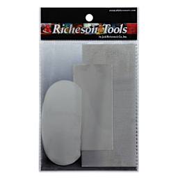 Richeson Stainless Steel Scrapers - Set of 3 (Front of package)