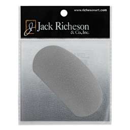 Richeson Stainless Steel Scrapers - Oval, Smooth, 4" x 2" (Front of package)