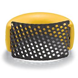 Mudtools Shredders - Small, Yellow, 2-3/4" x 2", bottom of shredder