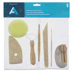 Art Alternatives Pottery Tool Kit - Set of 8 (Front of package)