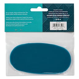 Art Alternatives Potter’s Rubber Finishing Rib - Soft, Large - back of packaging